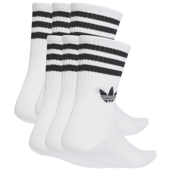 Adidas Κάλτσες 3-Stripes Crew Socks 6 pairs